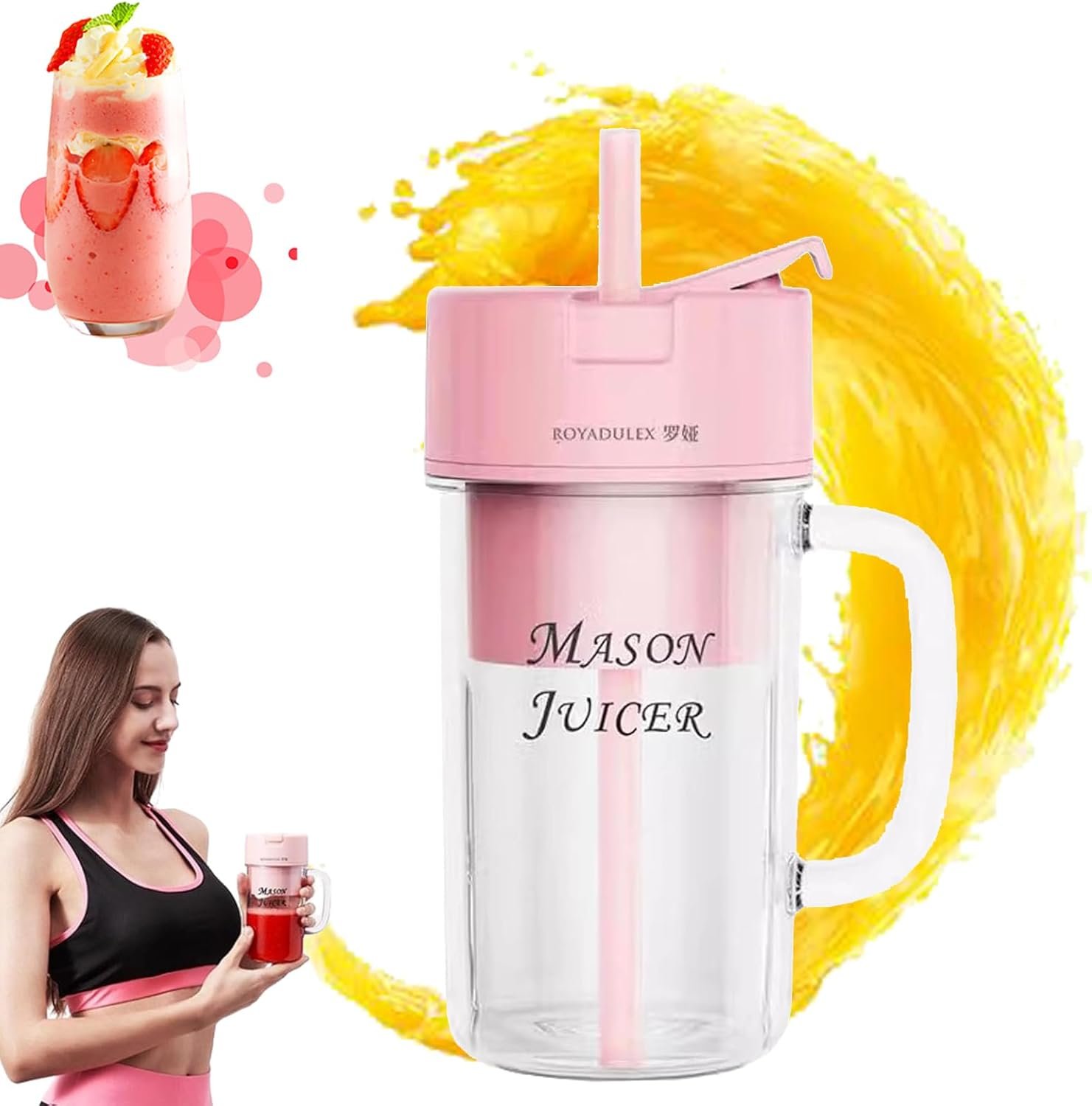 Portable Electric Ice Crusher & Juicer