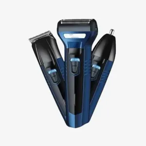KM-6558 3 In 1 Rechargeable Electric Hair Clipper And Shaver