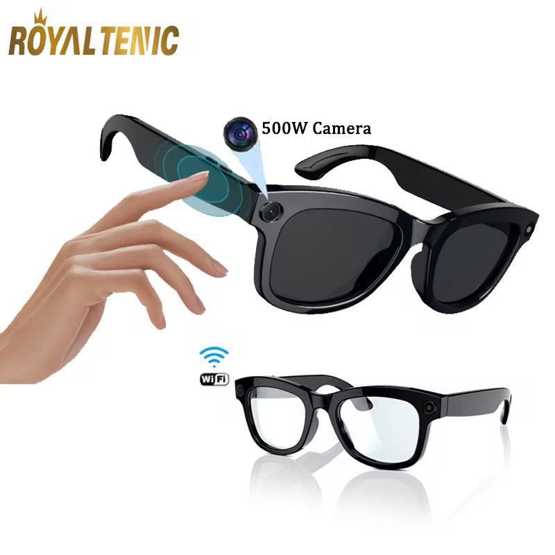 ROYALTENIC WiFi Smart Camera Glasses